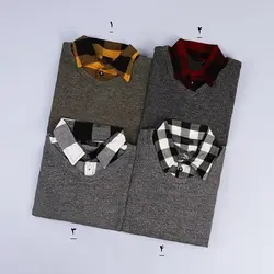 5985-بلوز یقه مردانه آرمیتا