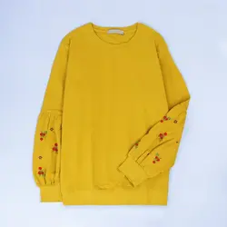 6002-بلوز دورس آستین گلدوزی