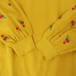 6002-بلوز دورس آستین گلدوزی