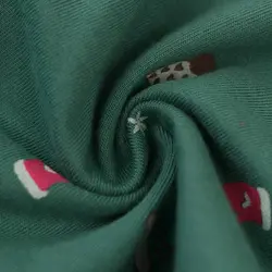 5999-بلوز چاپی کلاه و دستکش