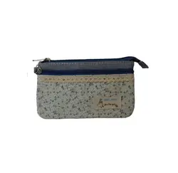 کیف آرایشی مدل Blue Flower - فروشگاه اینترنتی نلین مد