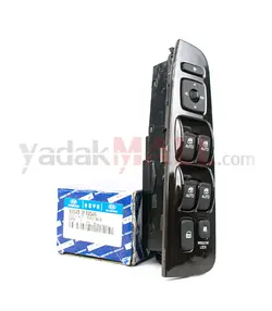 مجموع کامل کلیدهای شیشه بالابر درب جلو سمت راننده چپ با قاب کامل | Hyundai/KIA Genuine Parts – Mobis | 935703F10549