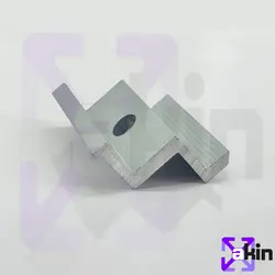 پروفیل آلومینیوم کلمپ انتهایی 35 - پروفیل شیاردار یاکین