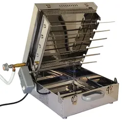 کباب پز گازی بدون دود 6 سیخ دادلیسان مدل هدیه