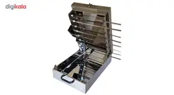 کباب پز گازی بدون دود 8 سیخ دادلیسان مدل هدیه