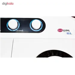 ماشین لباسشویی کرال مدل TTW 15504 FJ ظرفیت 15.5 کیلوگرم