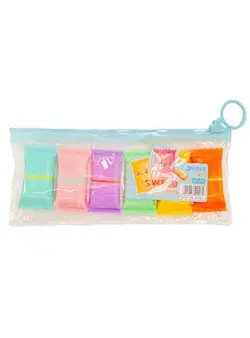 هایلایتر طرح شکلاتی بسته 6 عددی