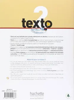 Texto 2 + Cahier d'activités + DVD