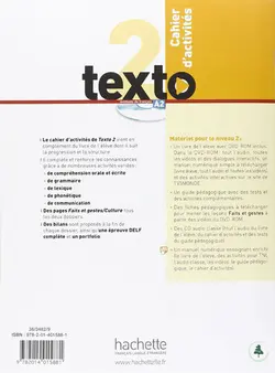 Texto 2 + Cahier d'activités + DVD