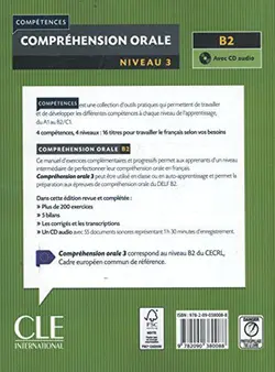 Compréhension orale 3: Niveau B2 + CD (2ème édition)