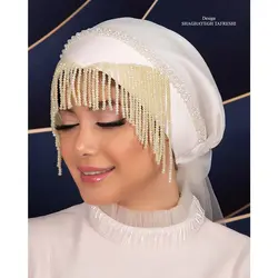 خرید آنلاین توربان آویزدار K0929-9 - زینا استالیش