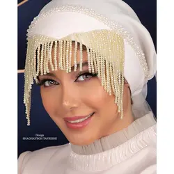 خرید آنلاین توربان آویزدار K0929-9 - زینا استالیش