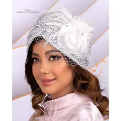 خرید آنلاین توربان حجاب پولکی K0929-6 - زینا استالیش