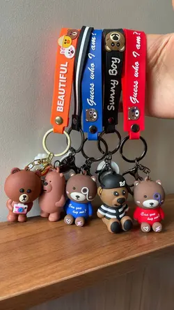 جاکلیدی خرسی سیلیکونی