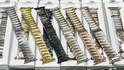 steel bands apple watch carbon bands ‎ بند استیل اپل واچ دو رنگ