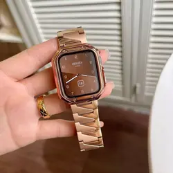 steel bands apple watch carbon bands ‎ بند استیل اپل واچ دو رنگ