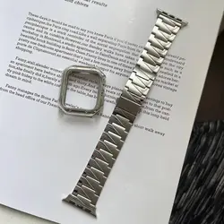 steel bands apple watch carbon bands ‎ بند استیل اپل واچ دو رنگ