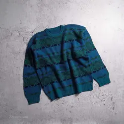 بافت وینتیج آبی