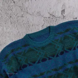 بافت وینتیج آبی