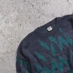 بافت وینتیج آبی نفتی