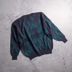 بافت وینتیج آبی نفتی