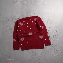 بافت کریسمسی قرمز