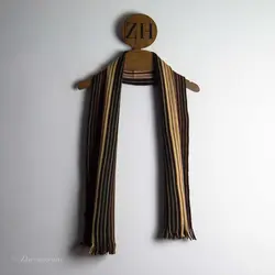 شال گردن راه راه رنگارنگ