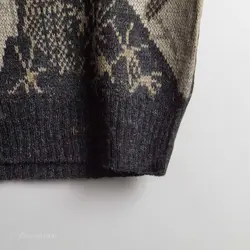 بافت وینتیج مشکی و کرمی