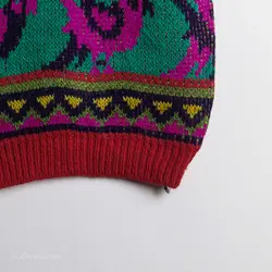 بافت وینتیج رنگارنگ