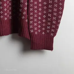 بافت وینتیج زرشکی طوسی