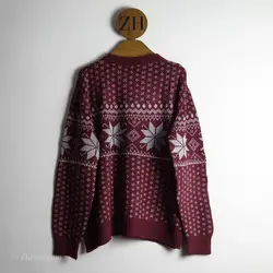 بافت وینتیج زرشکی طوسی