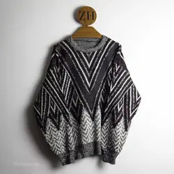 بافت وینتیج مشکی و سفید