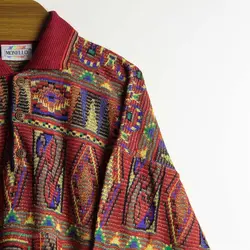 بافت وینتیج دکمه دار Monello