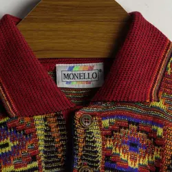 بافت وینتیج دکمه دار Monello