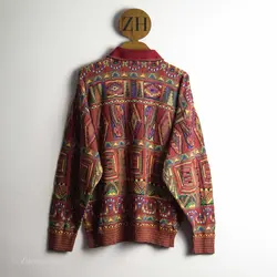 بافت وینتیج دکمه دار Monello