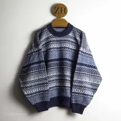 بافت وینتیج آبی سورمه ای