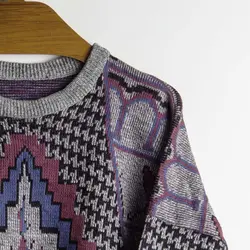 بافت وینتیج طوسی صورتی