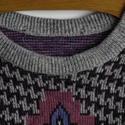 بافت وینتیج طوسی صورتی