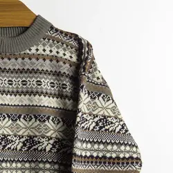 بافت وینتیج چندرنگ طرح‌دار