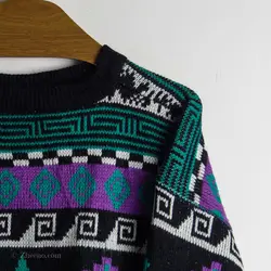 بافت وینتیج چند رنگ طرح‌دار