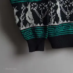 بافت وینتیج چند رنگ طرح‌دار