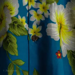 پیراهن هاوایی طرح دار