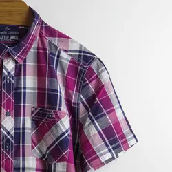 پیراهن نخی آستین کوتاه Angelo Litrico