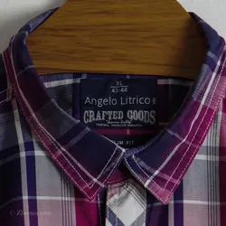 پیراهن نخی آستین کوتاه Angelo Litrico