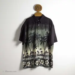 پیراهن هاوایی طرح نخل