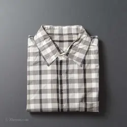 پیراهن نخی آستین کوتاه