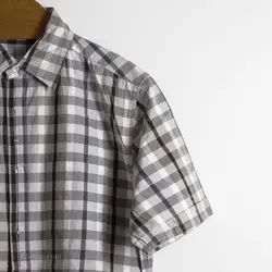 پیراهن نخی آستین کوتاه