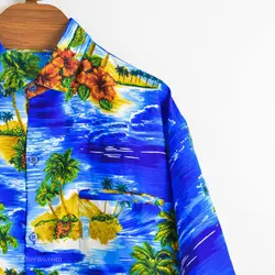 پیراهن هاوایی طرح ساحل