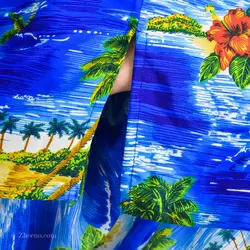 پیراهن هاوایی طرح ساحل