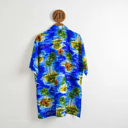 پیراهن هاوایی طرح ساحل